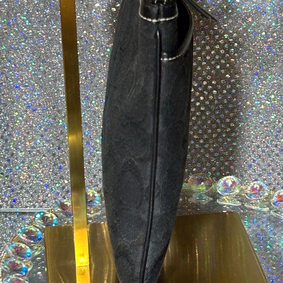 Coach 2005 Black Crossbody Bag with Silver Accents - Picture 3 of 15